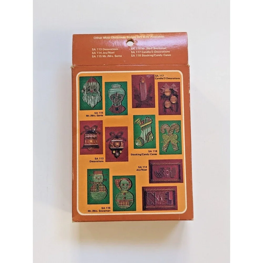 Vintage Christmas String Art‎ Kit Ornaments 